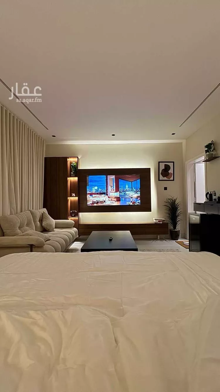 استديو مفروش للحجز في شارع عبدالله بن شهيوين, حي العقيق, الرياض