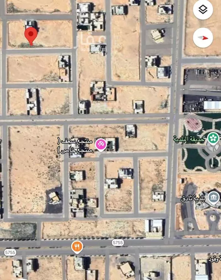 أرض للبيع في شارع الربيع بن زيد, حي الجامعة, مدينة ثادق, منطقة الرياض صورة 2