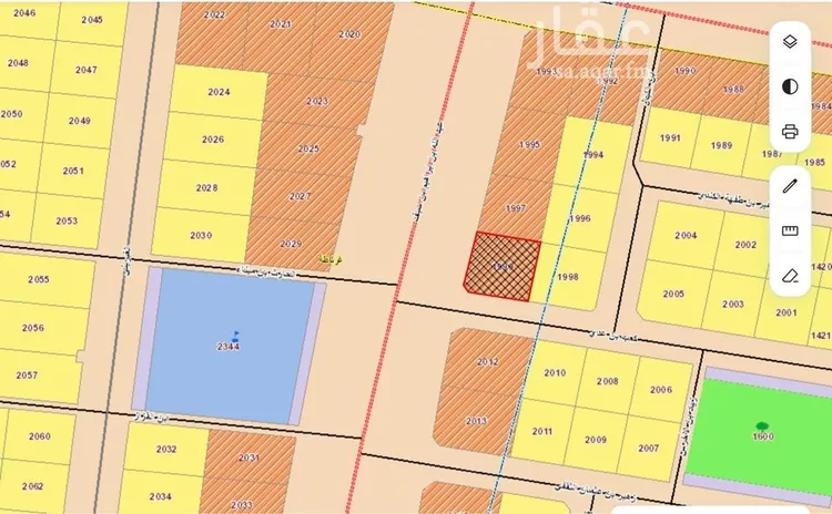 أرض للبيع في شارع الهجرة, حي غرناطة, مدينة حائل, منطقة حائل