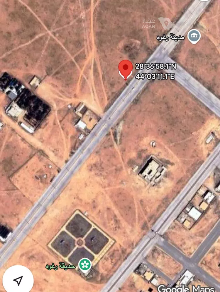 أرض للبيع في شارع طريق الملك عبدالعزيز, حي رغوة, مدينة رغوه الجديده, منطقة الحدود الشماليه