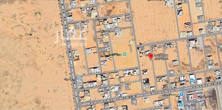 أرض للبيع في شارع المذنب, حي حي الازدهار, مدينة قصيباء الجديده, منطقة القصيم