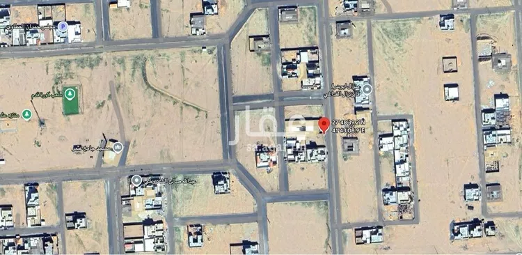 أرض للبيع في شارع ربيعة ابن علي, حي عثمر , مدينة عثمر   المخطط, منطقة حائل