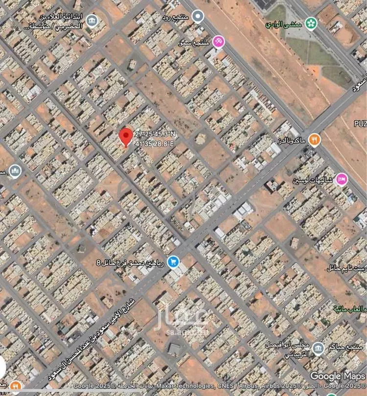 أرض للبيع في شارع عبد الوهاب أبوسليمان ، حي الوادي ، حائل ، منطقة حائل