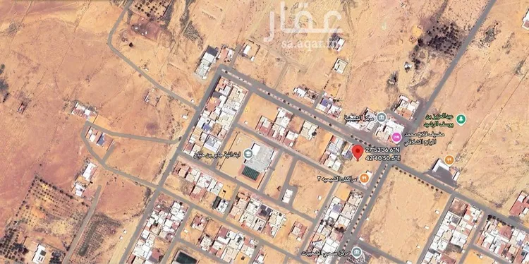 أرض للبيع في شارع الملك سعود بن عبدالعزيز, حي مخطط الظهيره, مدينة بقعاء, منطقة حائل