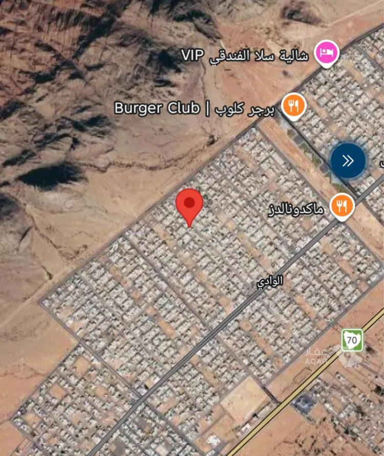أرض للبيع في شارع عبدالملك القرشي, حي الوادي, مدينة حائل, منطقة حائل