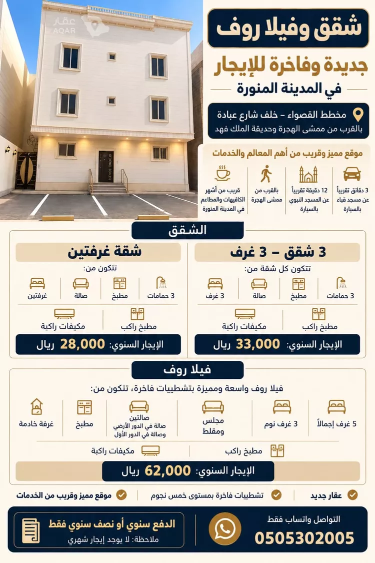 عمارة للإيجار في شارع تقي الدين الحموي, حي الحديقة, مدينة المدينة المنورة, منطقة المدينة المنورة