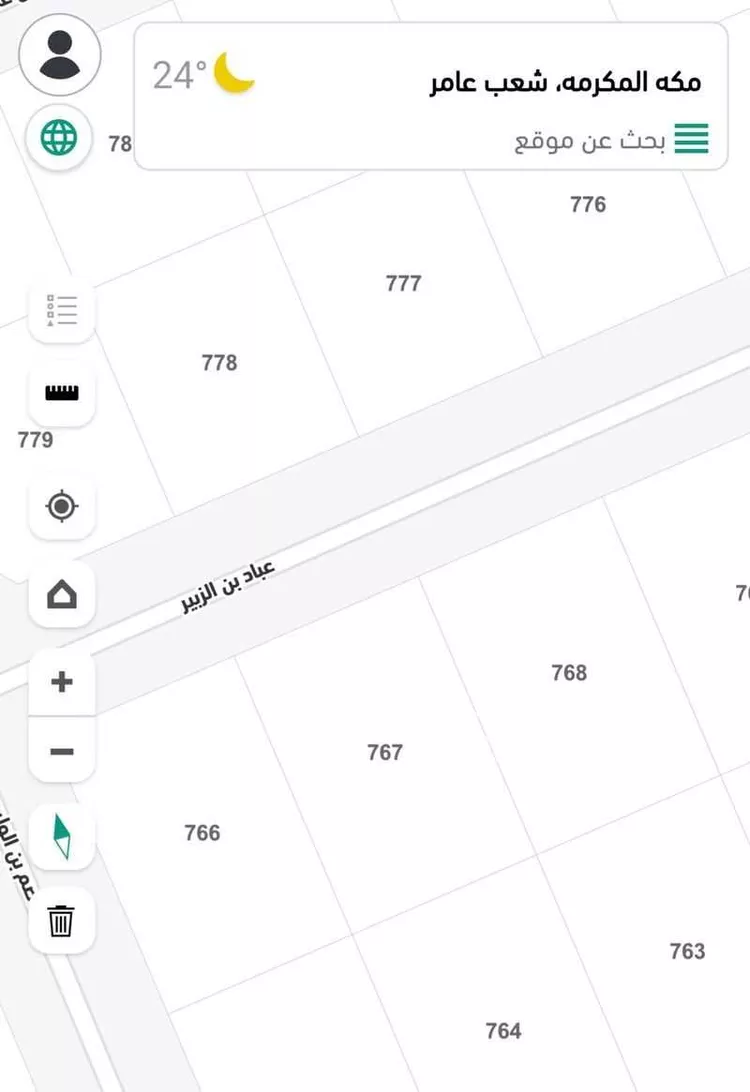 أرض للبيع في شارع عباد ابن الزبير ، حي ولي العهد ، مكة ، منطقة مكة المكرمة صورة 2