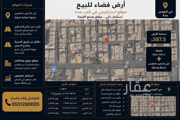 Land for Sale in Jeddah Mishrifah