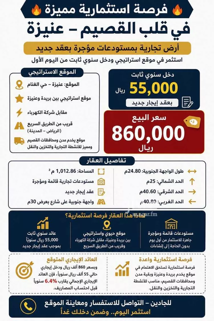 Land for Sale in Unayzah Al Matar
