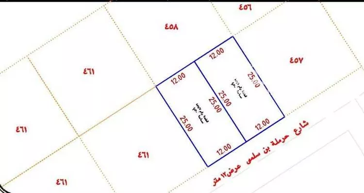 أرض للبيع في شارع المنوفي, حي الصفاء, مدينة الرياض, منطقة الرياض صورة 3