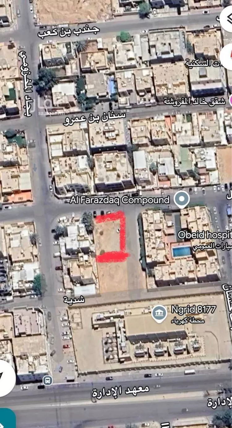 أرض للبيع في شارع معهد الإدارة ، حي الضباط ، الرياض ، منطقة الرياض صورة 2
