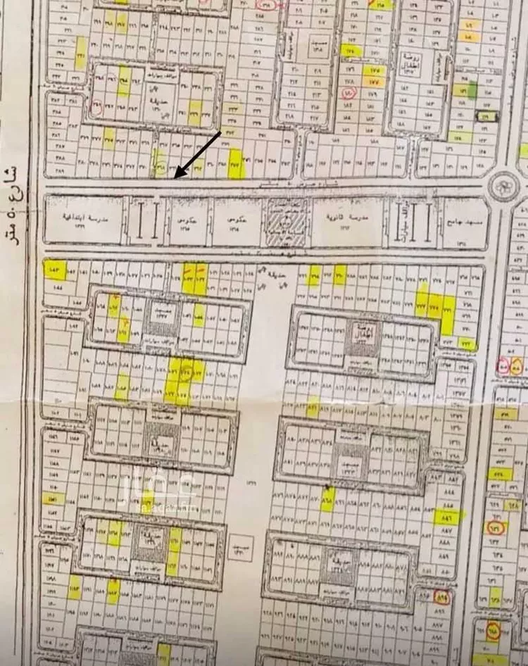 أرض للبيع في حي مخطط صلاح الدين, مدينة بقعاء, منطقة حائل صورة 3