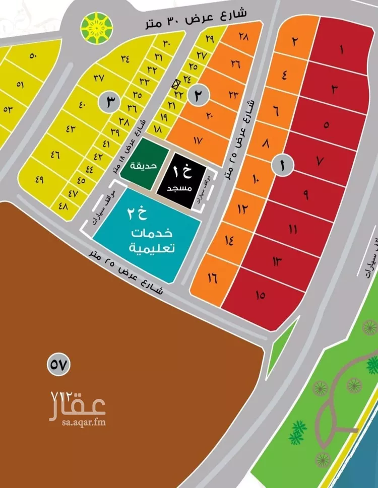 أرض للبيع في شارع الدره, حي البحر, مدينة الخبر, المنطقة الشرقية