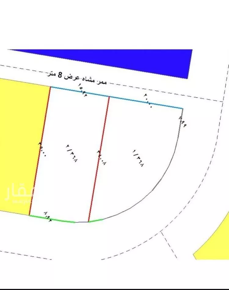 أرض للبيع في شارع نجم الدين الايوبي, حي الكوثر, مدينة الخبر, المنطقة الشرقية