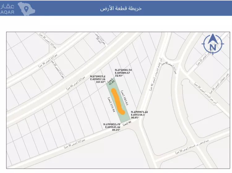 أرض للبيع في شارع أبي عاصم الشيباني, حي المصفاة, مدينة الرياض, منطقة الرياض 4