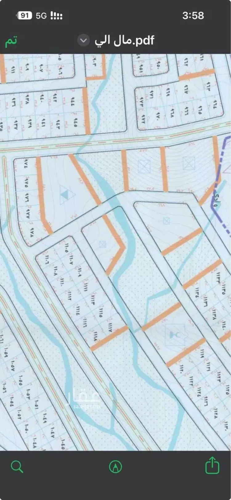 أرض للبيع في شارع الفرعي, حي الزين, مدينة أبها, منطقة عسير صورة 4