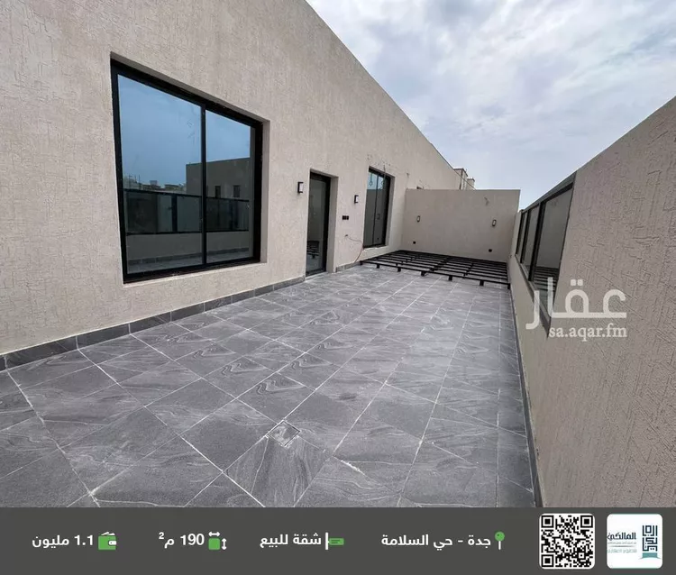 شقة للبيع في شارع منار الادب, حي السلامة, مدينة جدة, منطقة مكة المكرمة