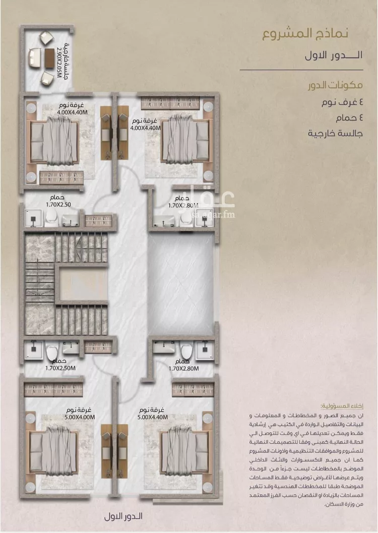 فيلا للبيع في شارع حميري بن كراثة الربعي, حي العارض, مدينة الرياض, منطقة الرياض صورة 2