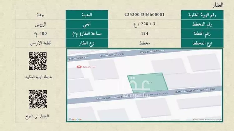 Land for Sale in Jeddah Al Ruwais