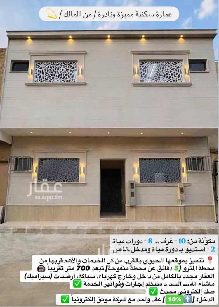 عمارة للبيع في شارع حصن مهدي, حي منفوحة, مدينة الرياض, منطقة الرياض