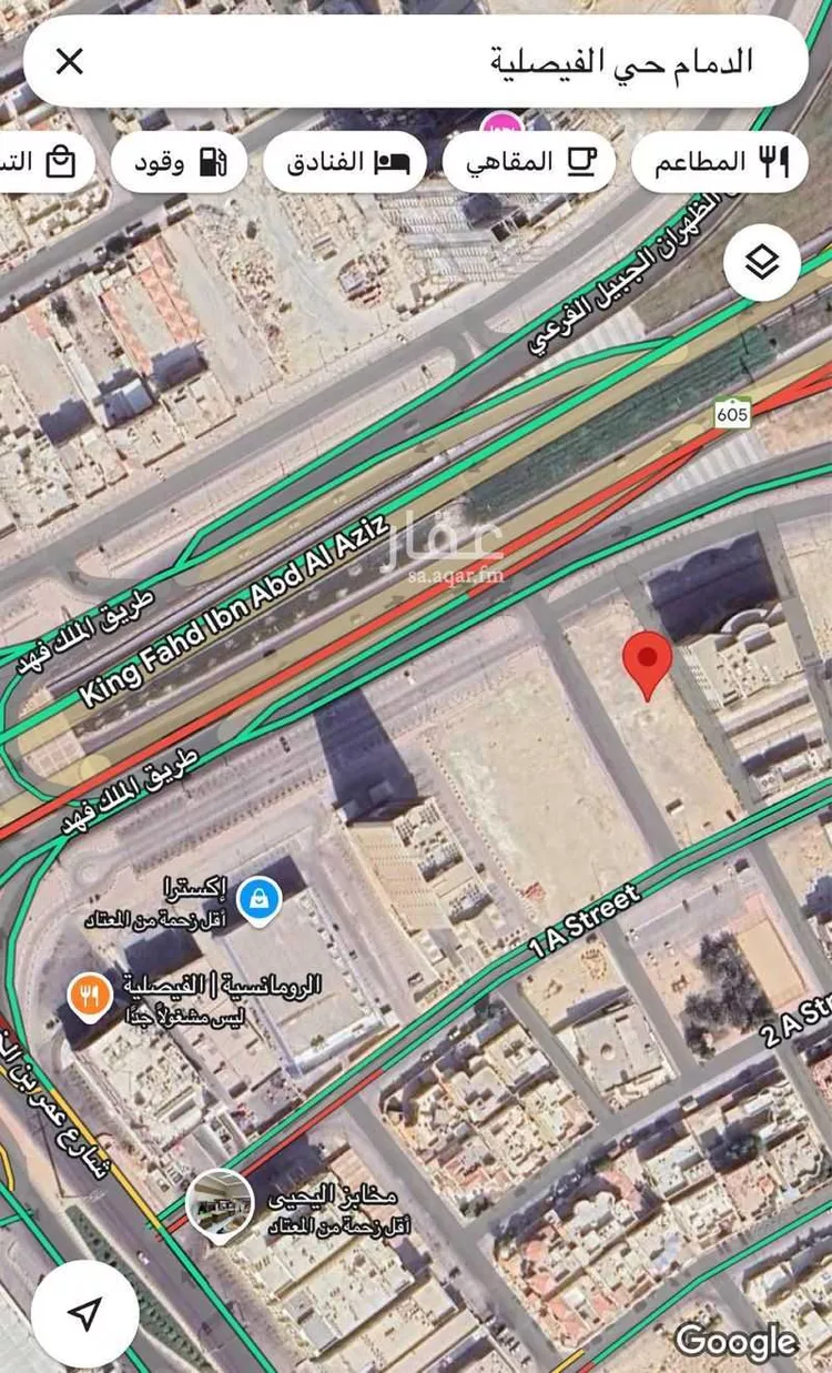 أرض للإيجار في شارع الونان, حي الفيصلية, مدينة الدمام, المنطقة الشرقية