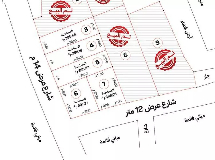 أرض للبيع في شارع ابن ورقاء, حي عتيقة, مدينة الرياض, منطقة الرياض صورة 3