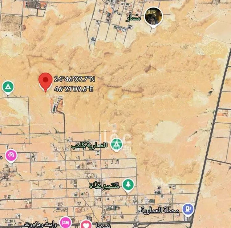 أرض للإيجار في شارع 000, مدينة مخطط استراحات العماريه, منطقة الرياض