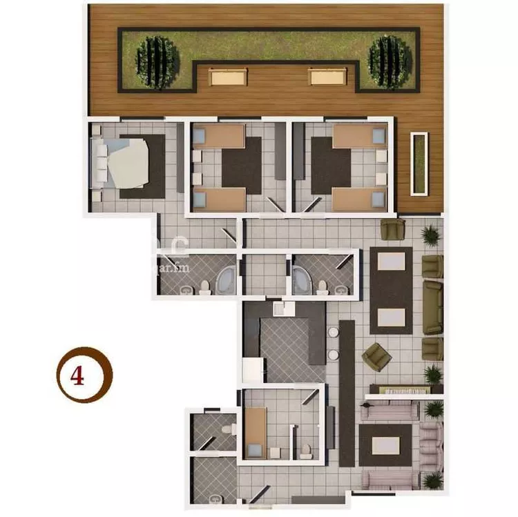 شقة للإيجار في شارع الزلال, حي الرائد, مدينة الرياض, منطقة الرياض