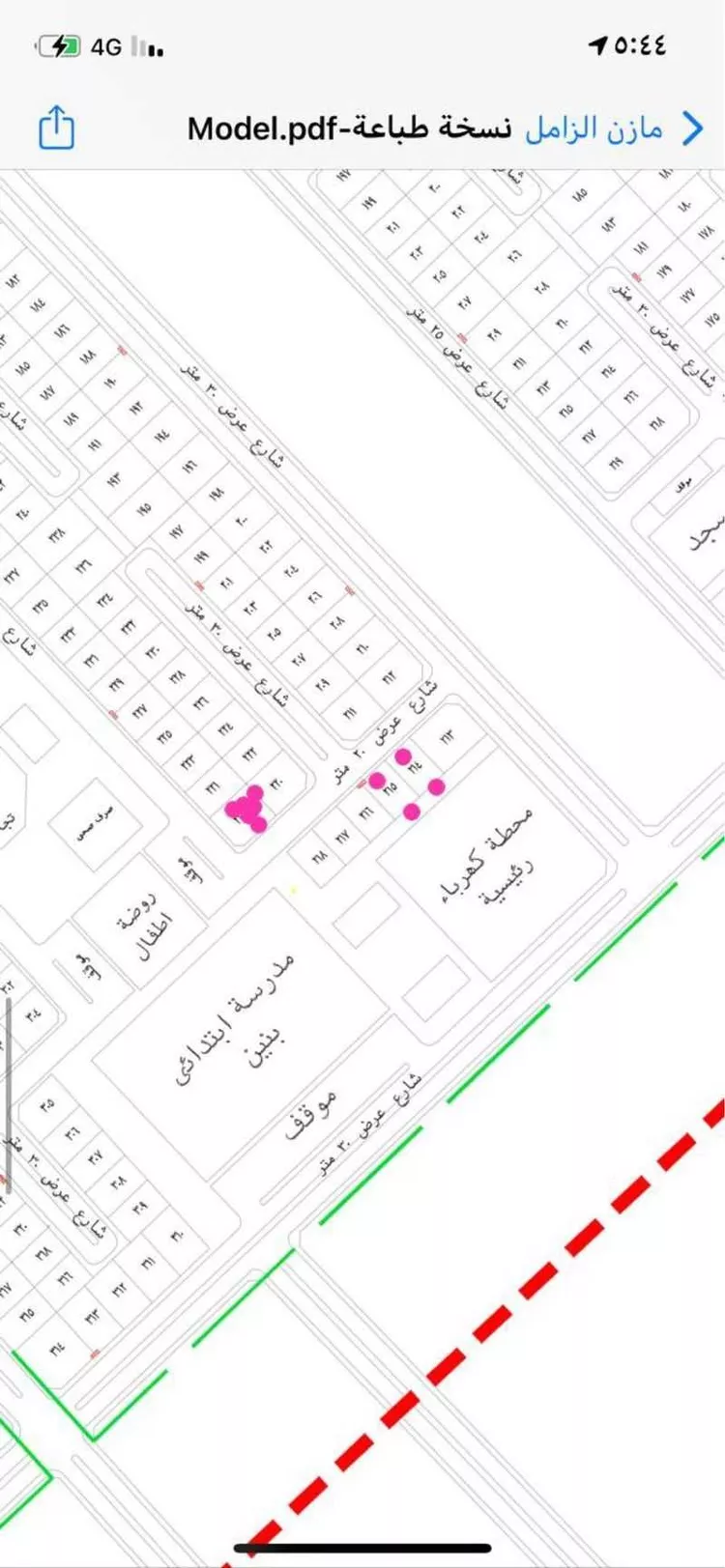 أرض للبيع في حي الواحة, مدينة قرية العليا, المنطقة الشرقية صورة 4