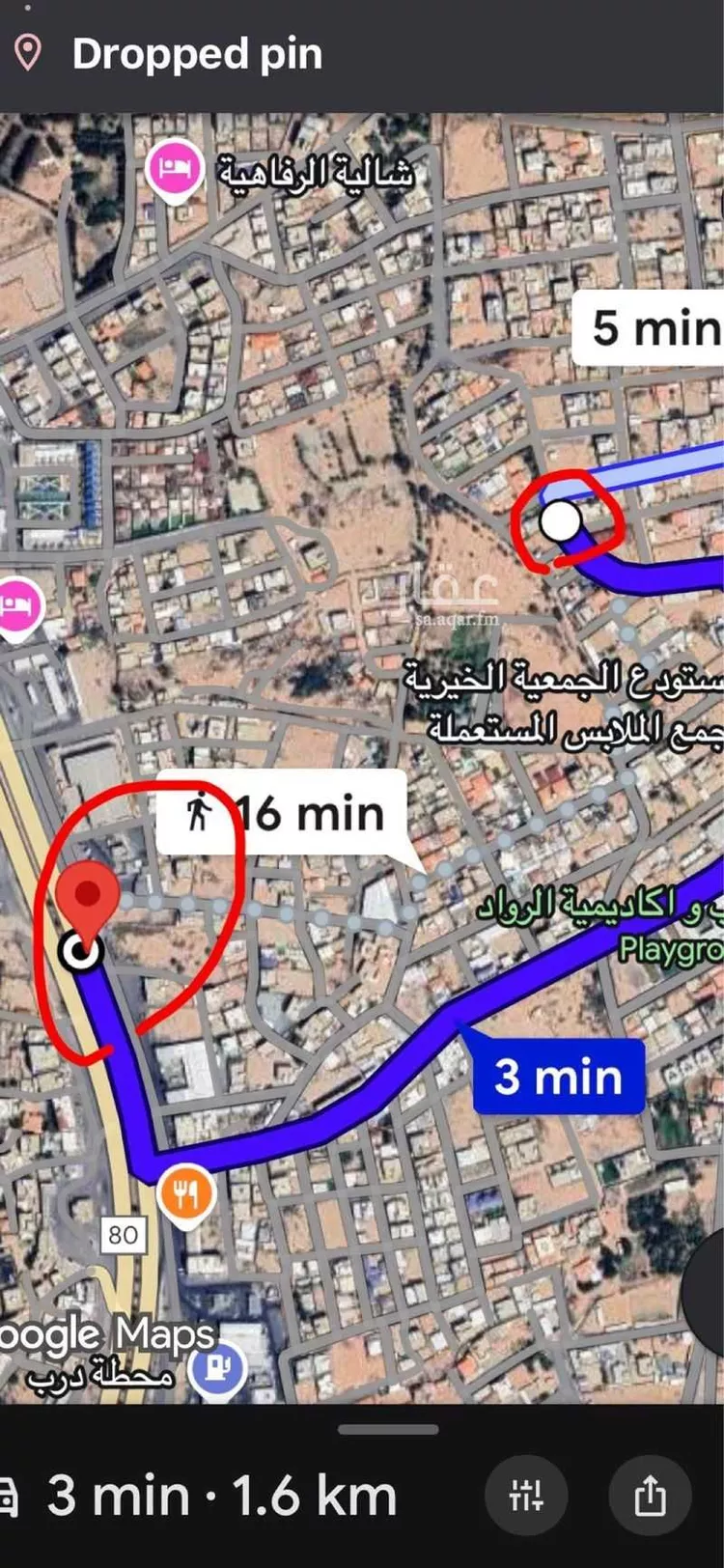 أرض للإيجار في شارع الاشعث ابن قيس الكندي ، حي ج7 ، الطائف ، الطائف صورة 2