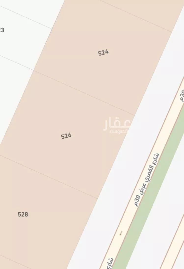أرض للبيع في شارع القمري, حي الحزم, مدينة الرياض, منطقة الرياض صورة 2