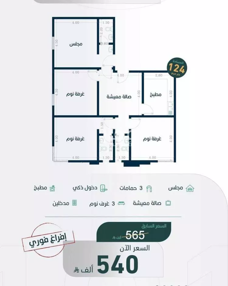 شقة للبيع في شارع عبدالرحمن بن ابى عقيل, حي الصفاء, مدينة جدة, منطقة مكة المكرمة صورة 3