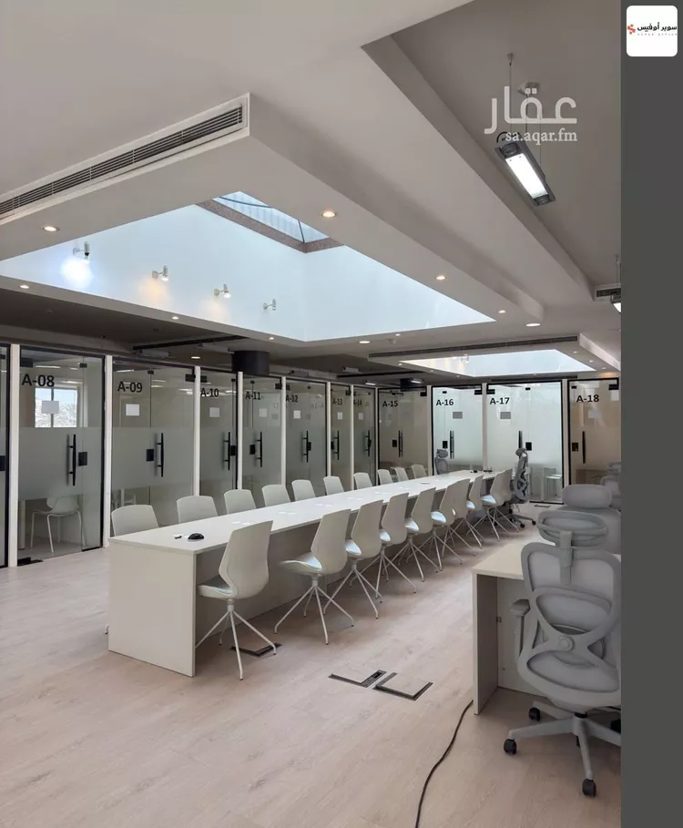 مكتب تجاري للإيجار في شارع خريص الفرعي, حي الروضة, مدينة الرياض, منطقة الرياض صورة 2