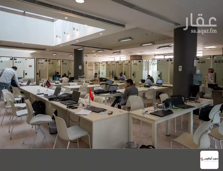 مكتب تجاري للإيجار في شارع خريص الفرعي, حي الروضة, مدينة الرياض, منطقة الرياض صورة 3