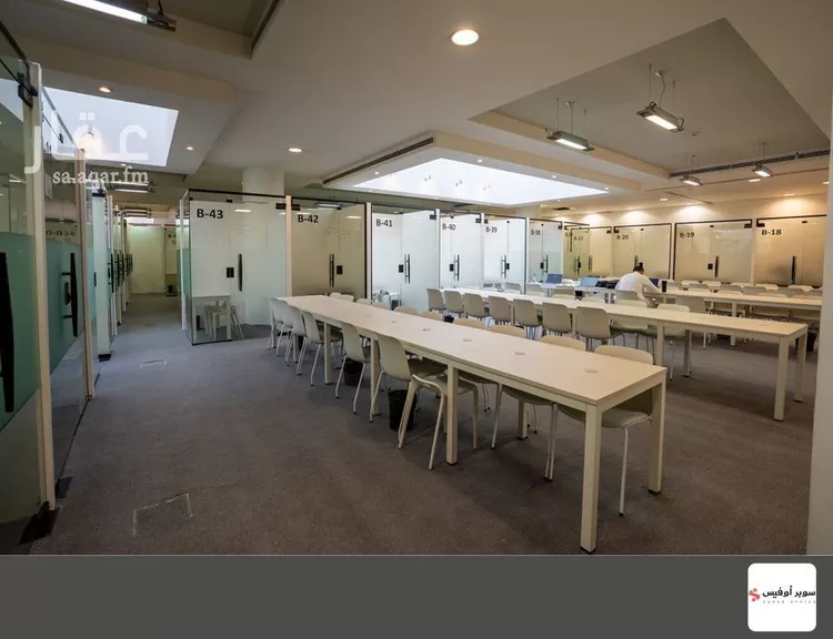 مكتب تجاري للإيجار في شارع خريص الفرعي, حي الروضة, مدينة الرياض, منطقة الرياض صورة 2