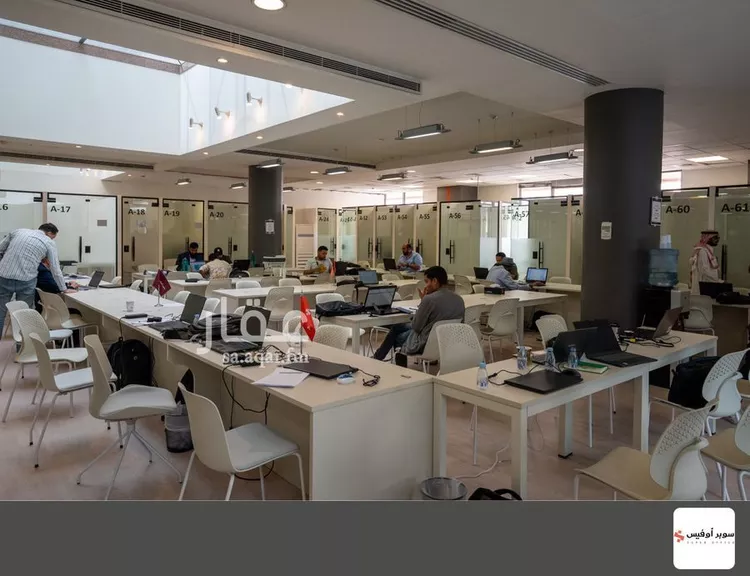 مكتب تجاري للإيجار في شارع خريص الفرعي, حي الروضة, مدينة الرياض, منطقة الرياض صورة 2