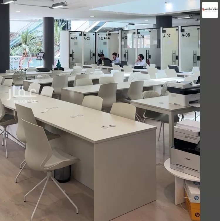 مكتب تجاري للإيجار في شارع خريص الفرعي, حي الروضة, مدينة الرياض, منطقة الرياض صورة 5