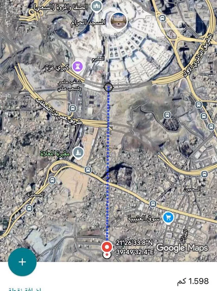 أرض للبيع في شارع سويد بن هبيره رضي الله عنه , حي الأندلس, مدينة مكه المكرمه, منطقة مكة المكرمة صورة 2