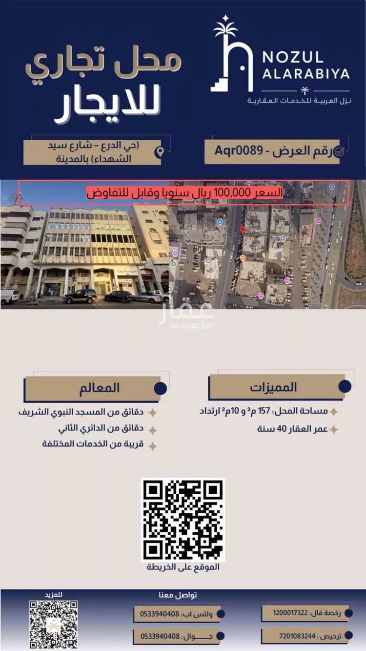 Shop for Rent in Medina Masjid Ad Dar