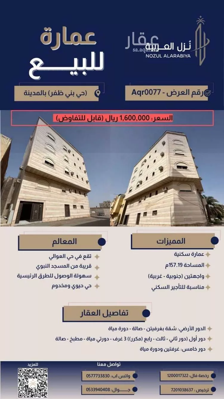 Building for Sale in Medina Bani Dhafar