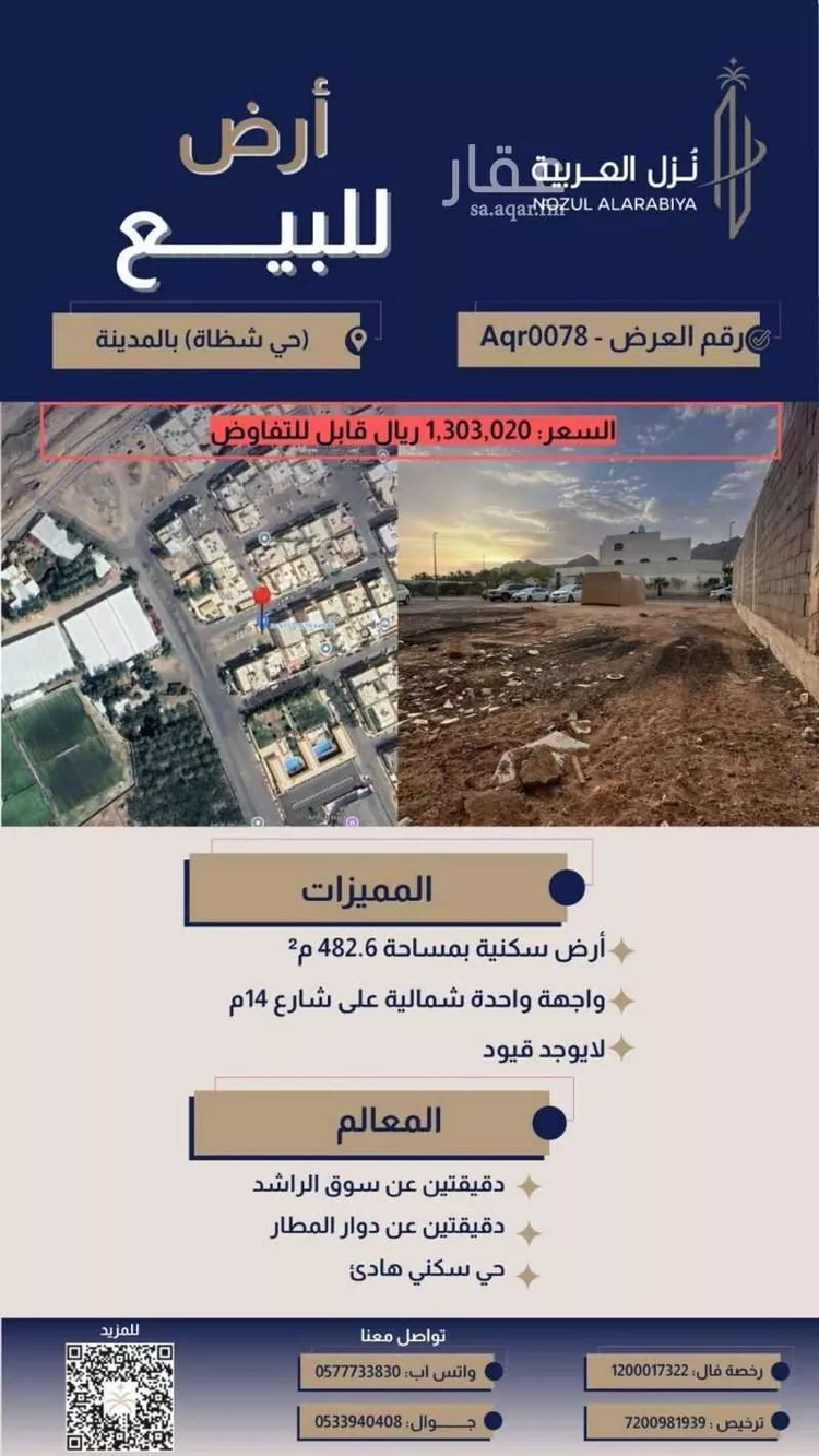 أرض للبيع في شارع الرهاوى, حي شظاة, مدينة المدينة المنورة, منطقة المدينة المنورة صورة 4