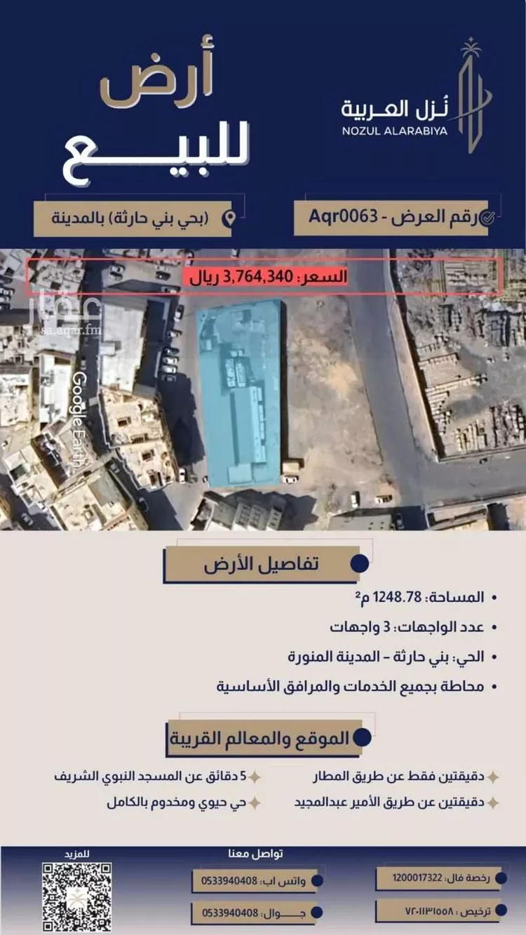 Land for Sale in Medina Bani Harithah