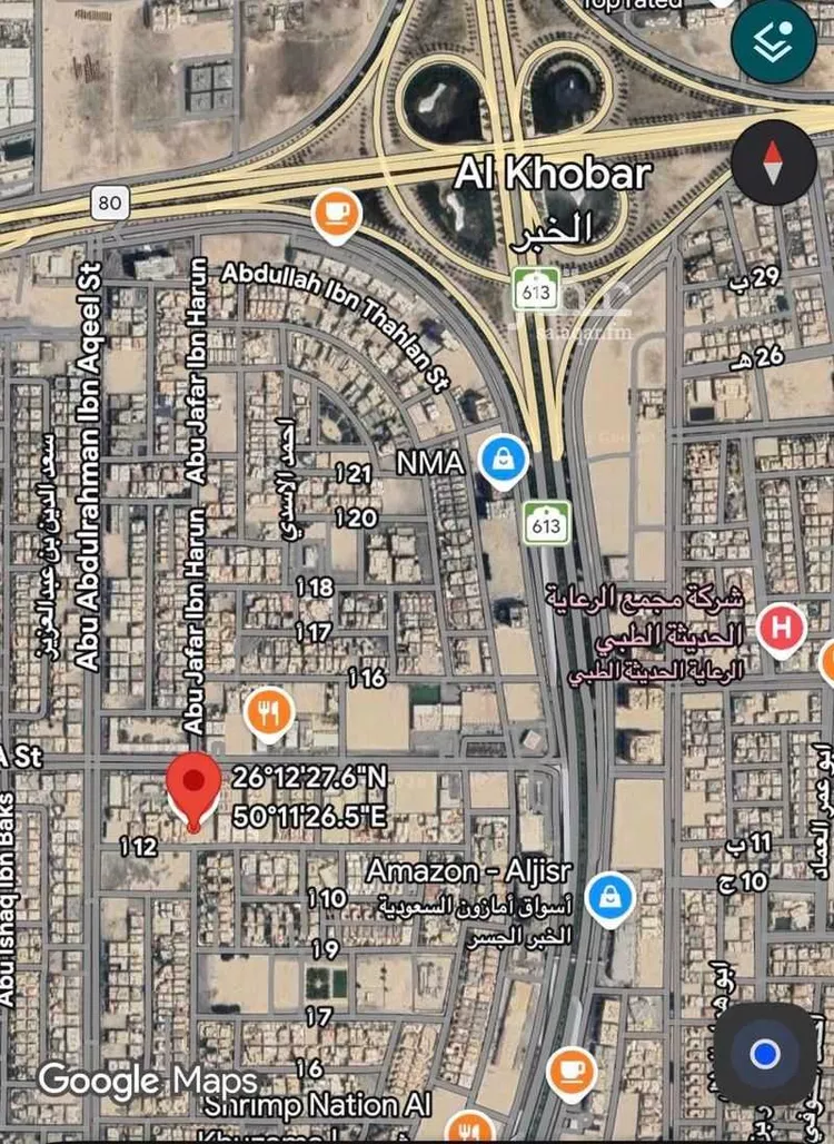 أرض للبيع في حي الخزامى, مدينة الخبر, المنطقة الشرقية صورة 3