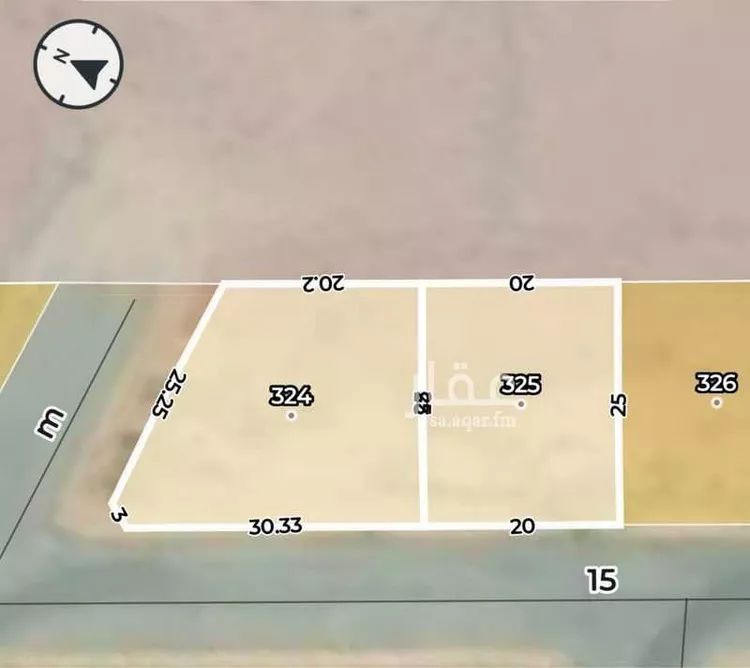 أرض للبيع في شارع احمد بن فارس, حي المنار, مدينة البكيريه, منطقة القصيم