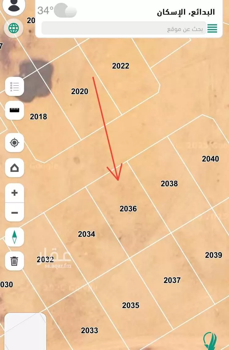 أرض للبيع في حي الإسكان, مدينة البدائع, منطقة القصيم صورة 3