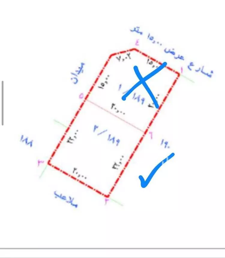 أرض للبيع في حي الواحة, مدينة عنيزه, منطقة القصيم صورة 2