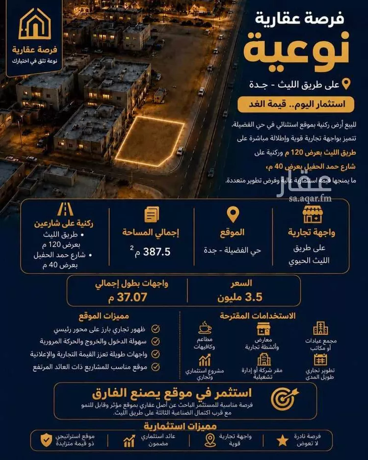 Land for Sale in Jeddah Al Fadeylah