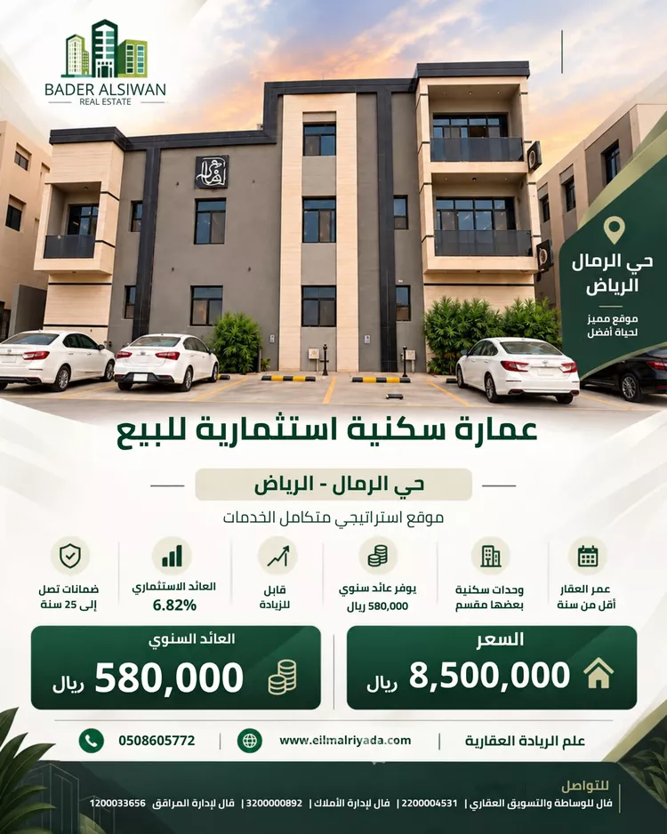 Apartment for Sale in Riyadh Ar Rimal