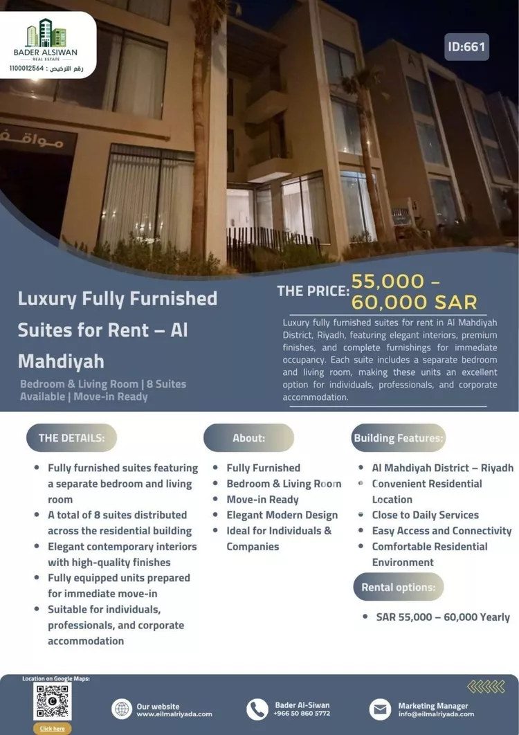 Apartment for Rent in Riyadh Al Mahdiyah