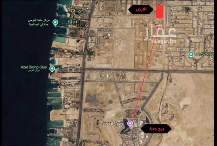 أرض للبيع في شارع غازي عبيد مدني, حي الأمواج, مدينة جدة, منطقة مكة المكرمة صورة 2